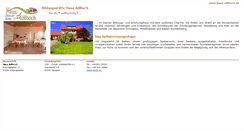 Desktop Screenshot of haus-adlhoch.de
